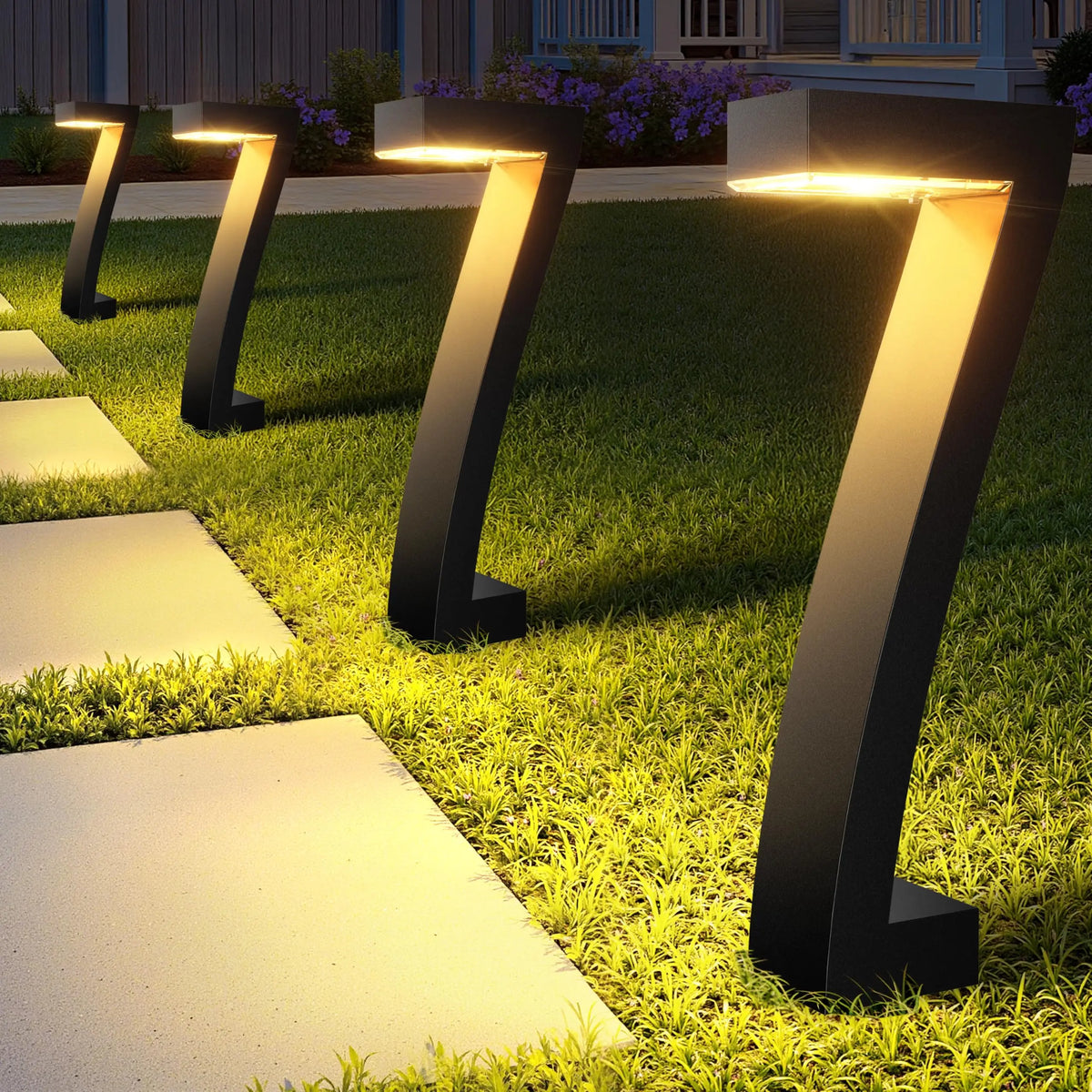 Outdoor Solar Pathway Lights IP65 Waterproof LED Garden Yard Decor