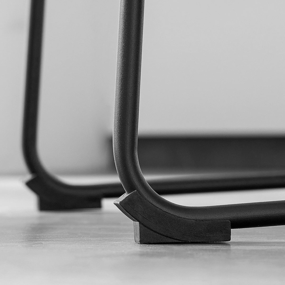 JHK Modern Counter Height Bar Stools With Faux Leather Seats