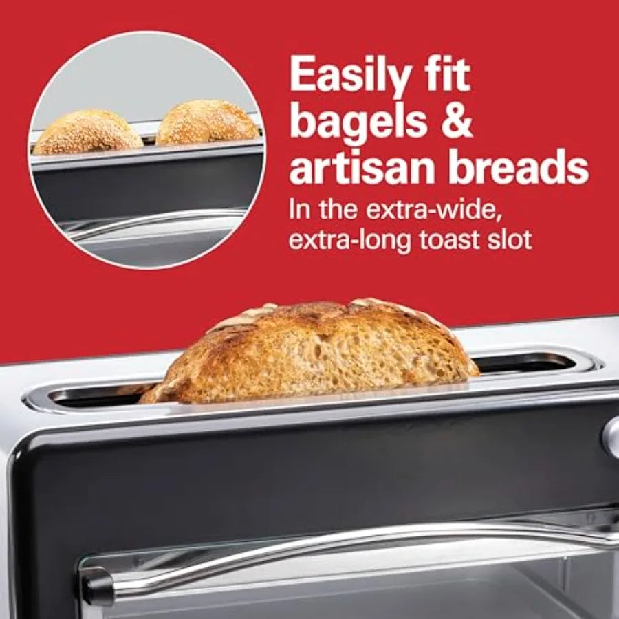 SHXI 2-In-1 Countertop Toaster Oven For Quick Home Cooking Needs