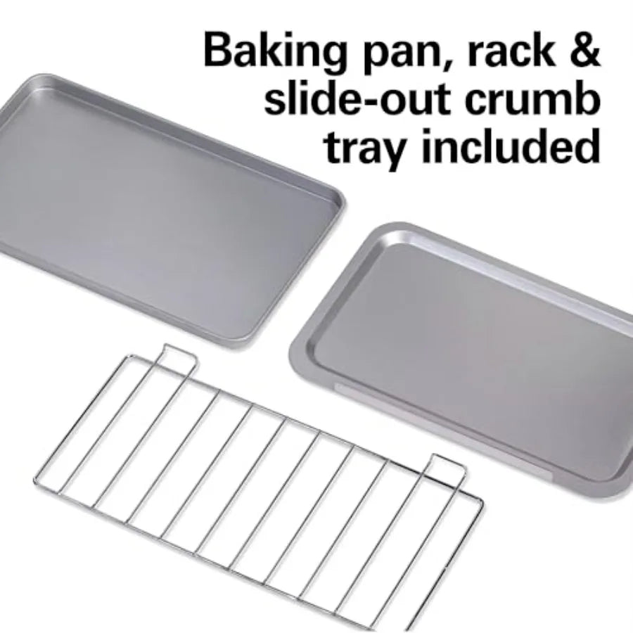 SHXI 2-In-1 Countertop Toaster Oven For Quick Home Cooking Needs