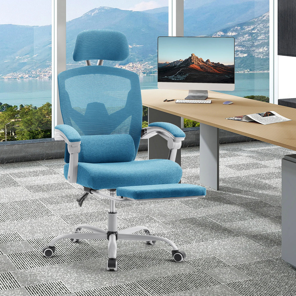 MCQ High Back Ergonomic Reclining Office Chair With Lumbar Support