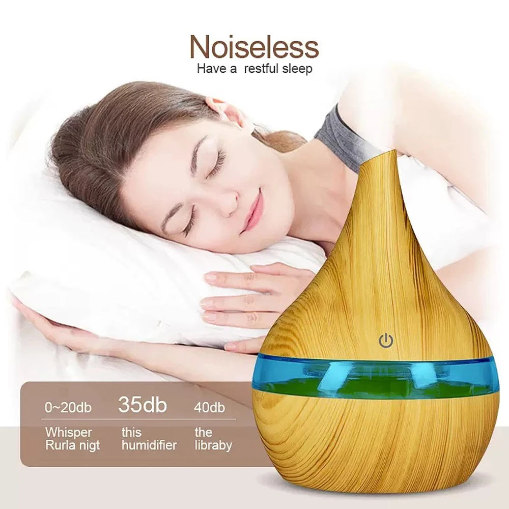 Portable USB Aromatherapy Diffuser With Silent Operation And Remote Control