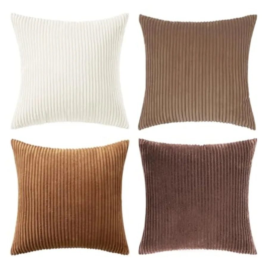 Boho Farmhouse Throw Pillow Covers For Contemporary Home Decor