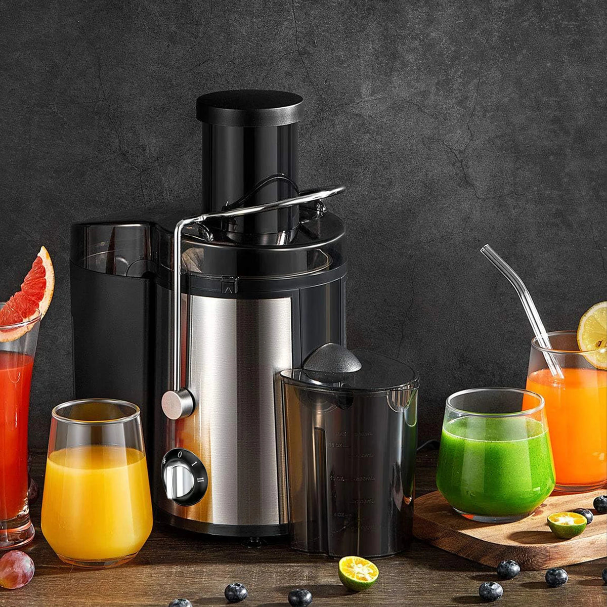 Automatic Wide Mouth Juicer Machine With Three Speed Settings