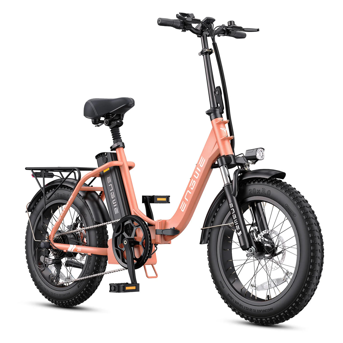 ENGWE L20 Fat Tire 750W Foldable Electric Bike Dual Suspension