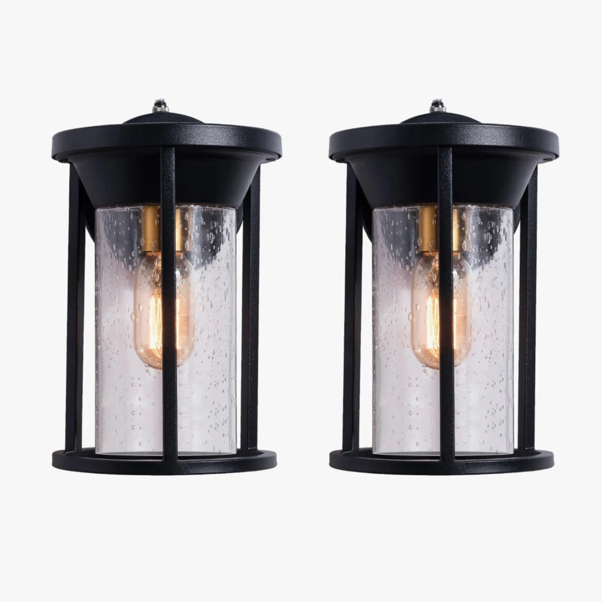 Weatherproof Outdoor Wall Lantern With Dusk To Dawn Light
