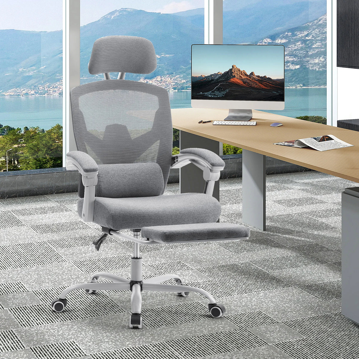 MCQ High Back Ergonomic Reclining Office Chair With Lumbar Support