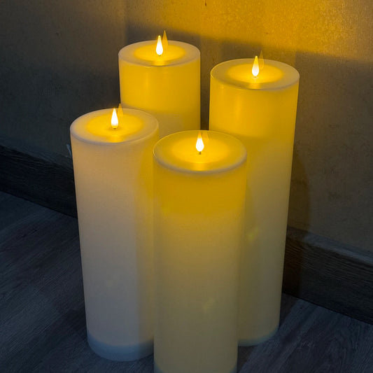 Remote Control LED Flickering Flameless Electronic Candle Decorative