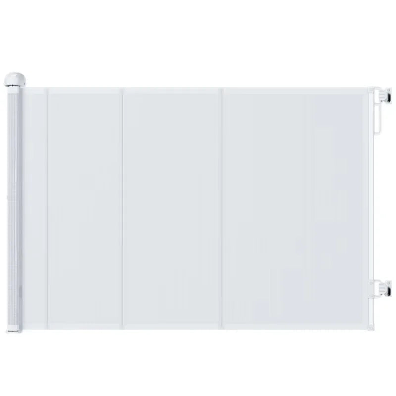 Booteely Retractable Pet Gate With Double Lock Mesh Safety Barrier