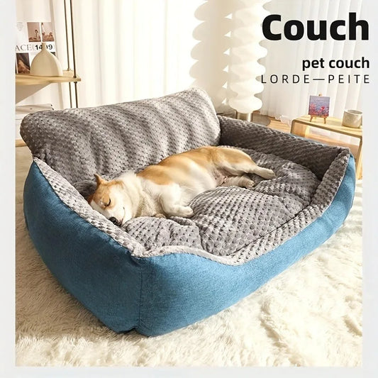 BOFNL Plush Dog Sofa Bed Soft Comfortable Pet Mattress