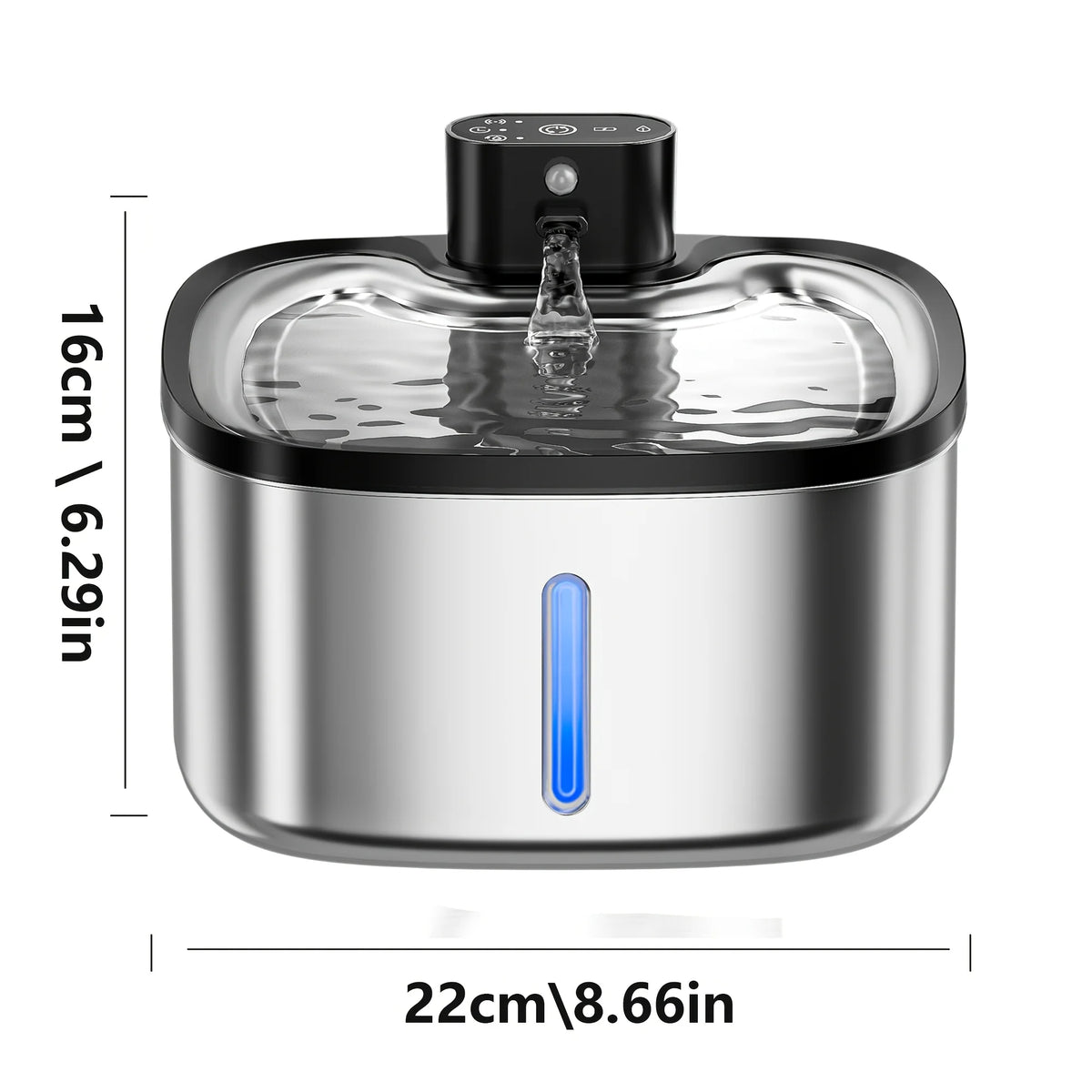 Eramong Wireless Cat Water Fountain Featuring Smart Motion Sensor
