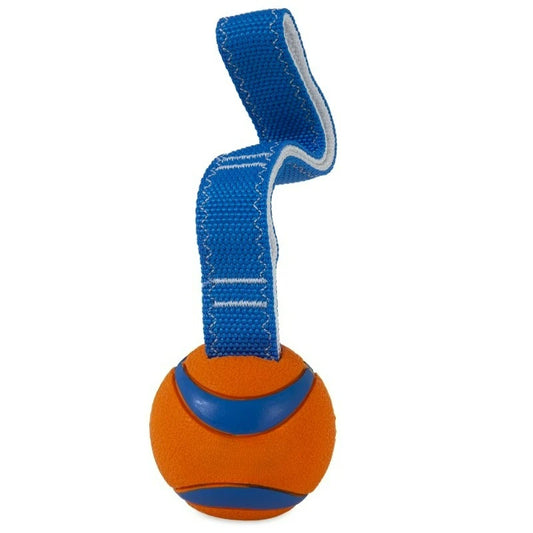 Heavy Duty Rubber Fetch And Tug Toy For Active Dogs