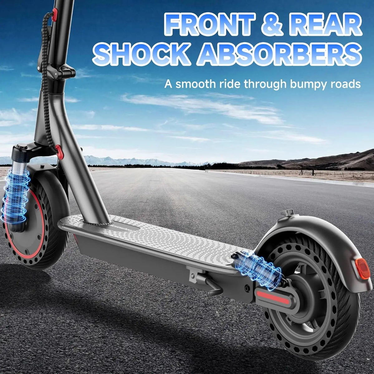 AOVOPRO 500W Foldable Electric Scooter for Adults with Rechargeable Battery