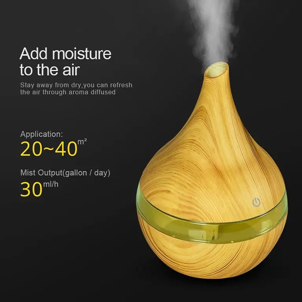 Portable USB Aromatherapy Diffuser With Silent Operation And Remote Control