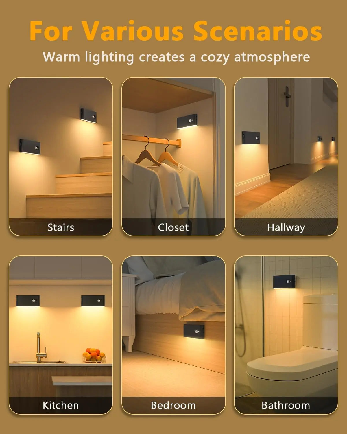 Willed Motion Sensor Rechargeable LED Indoor Night Light