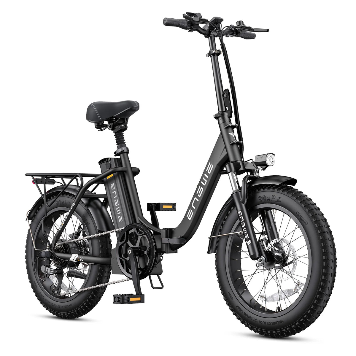 ENGWE L20 Fat Tire 750W Foldable Electric Bike Dual Suspension