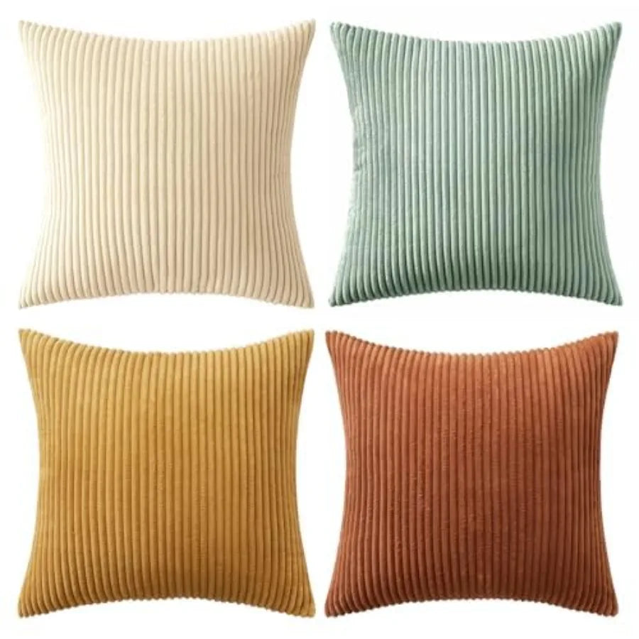 Boho Farmhouse Throw Pillow Covers For Contemporary Home Decor