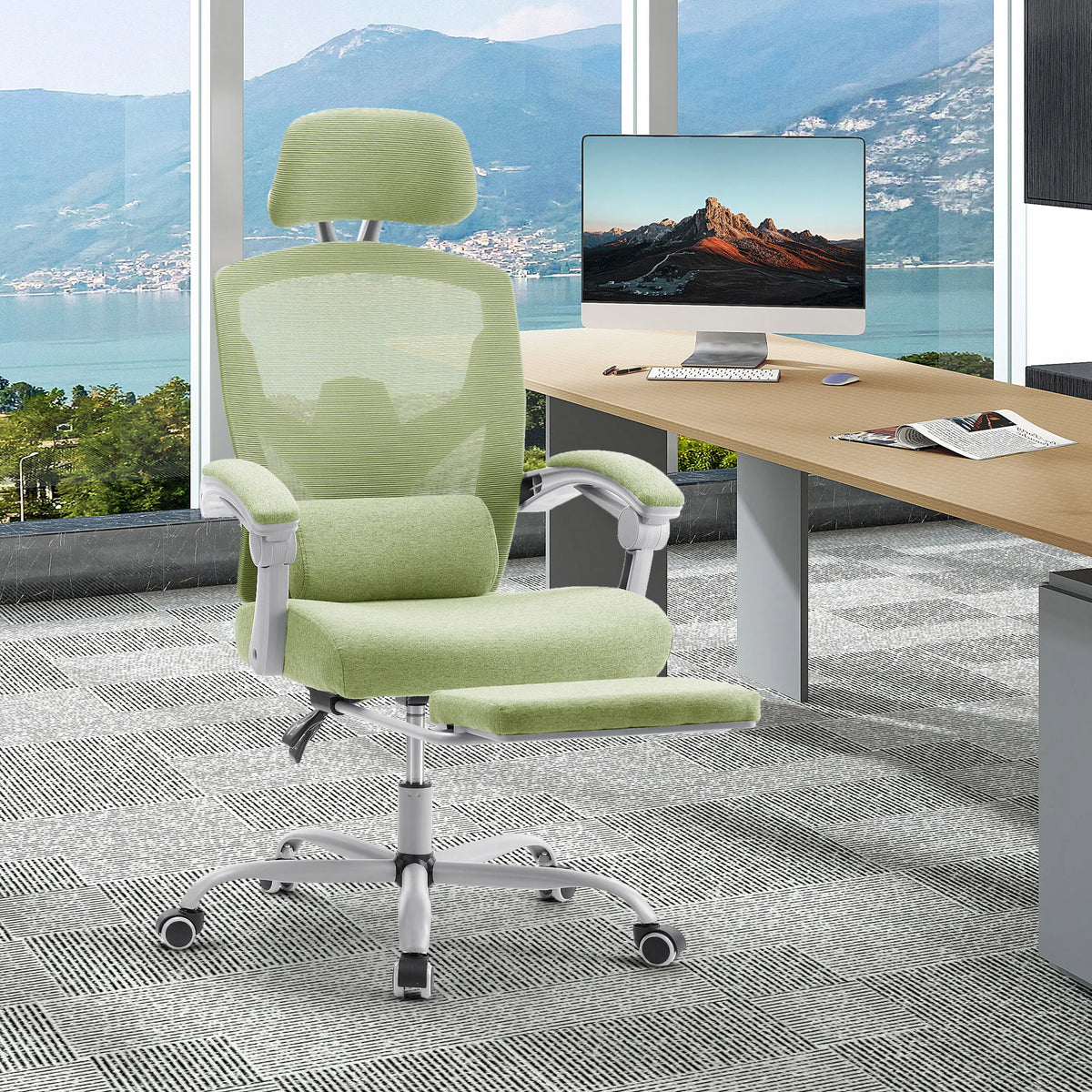 MCQ High Back Ergonomic Reclining Office Chair With Lumbar Support