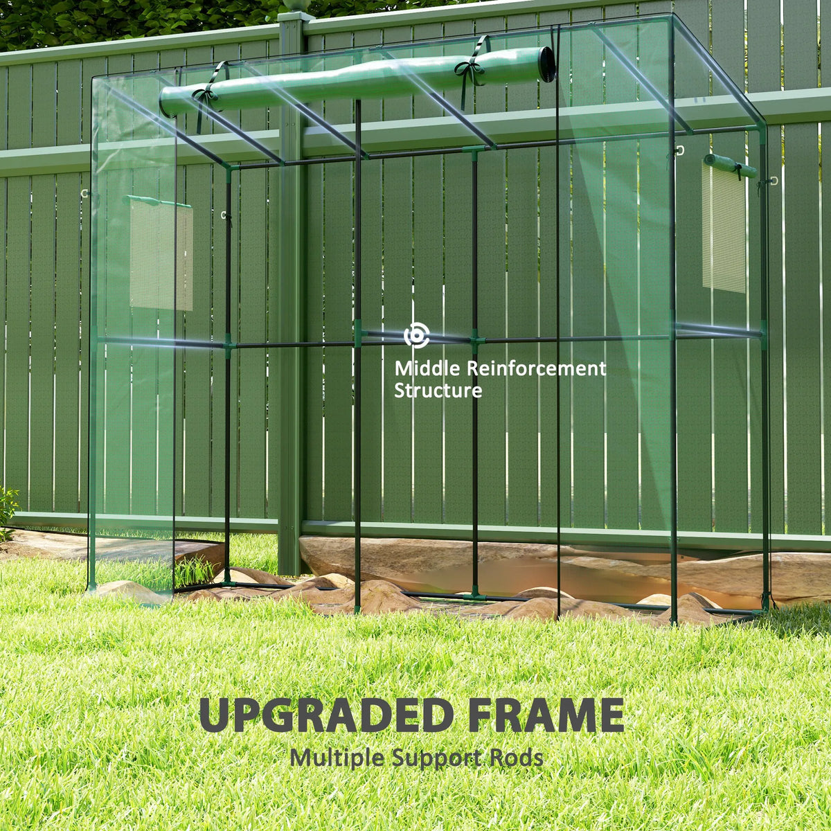 Outsunny Portable Outdoor Garden Greenhouse For Plants