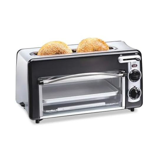 SHXI 2-In-1 Countertop Toaster Oven For Quick Home Cooking Needs