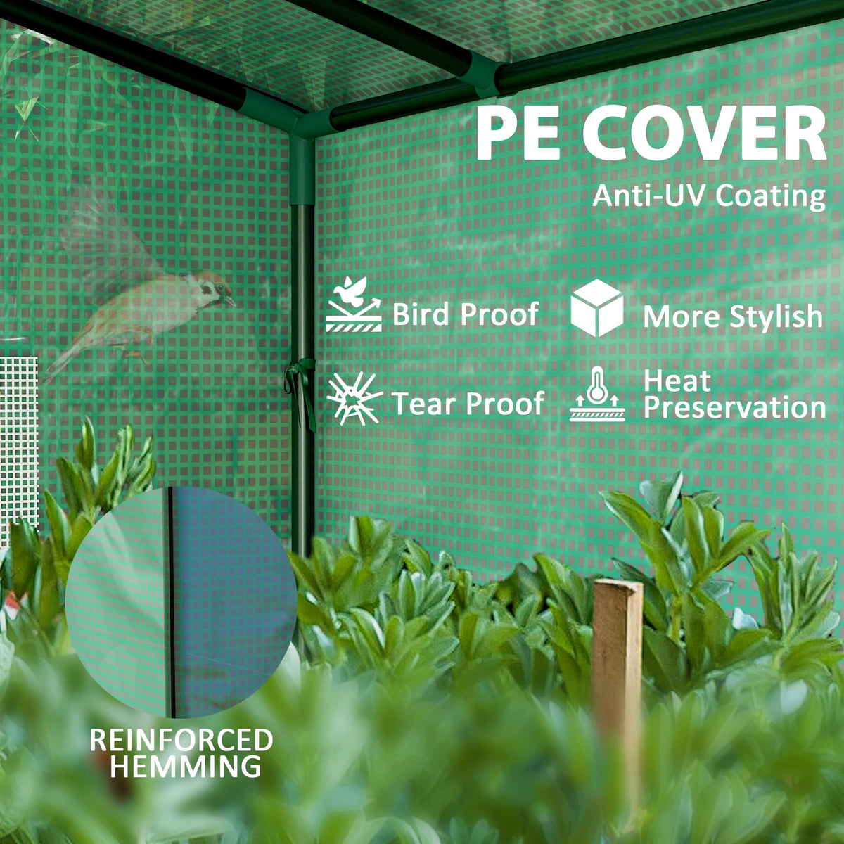 Outsunny Portable Outdoor Garden Greenhouse For Plants