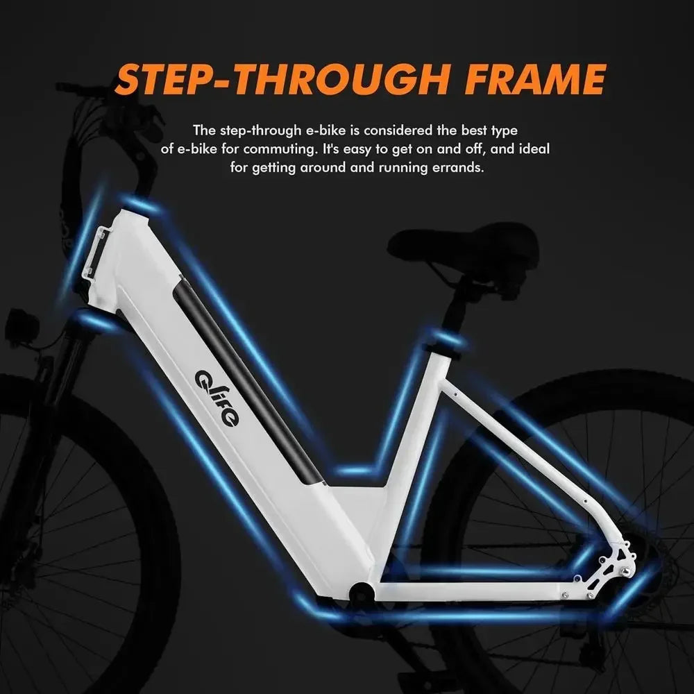 Premium Step Through Electric Bike With Powerful 1000W Motor