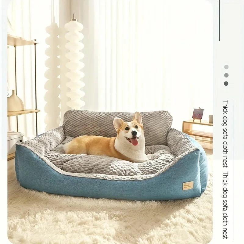 BOFNL Plush Dog Sofa Bed Soft Comfortable Pet Mattress