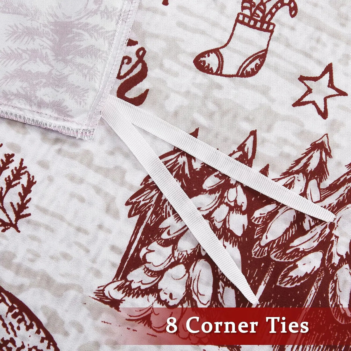 Christmas Holiday Duvet Cover Soft Cotton Blend Bedding Set