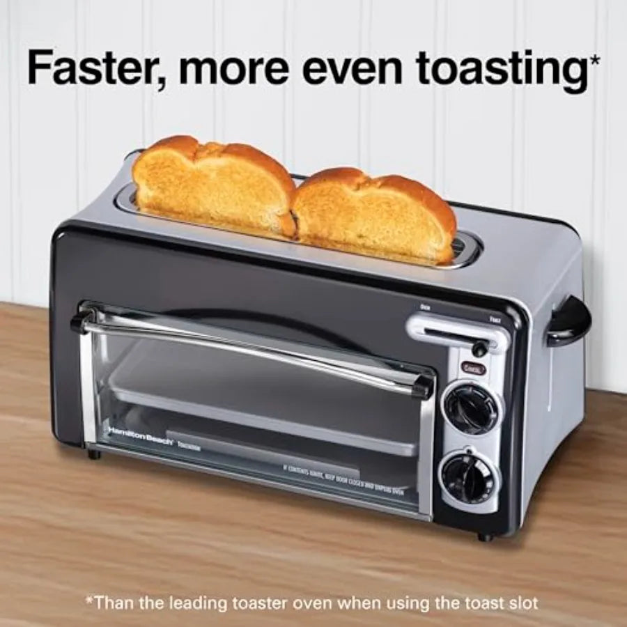 SHXI 2-In-1 Countertop Toaster Oven For Quick Home Cooking Needs